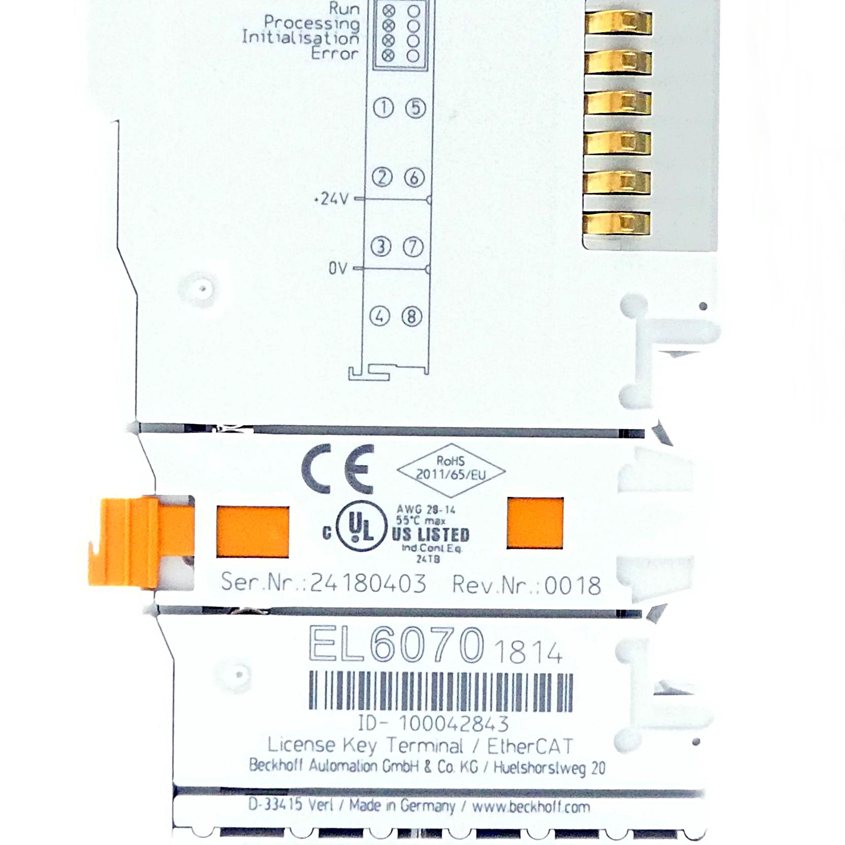 Produktfoto 2 von BECKHOFF EtherCAT-Klemme