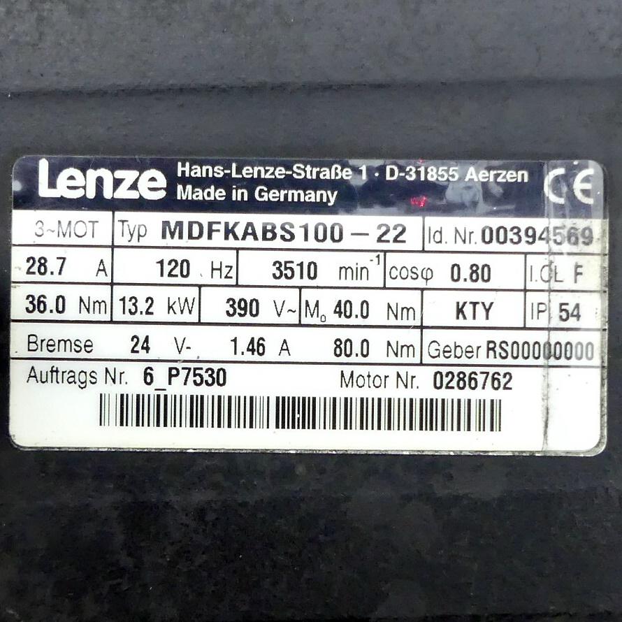 Produktfoto 2 von LENZE Servomotor