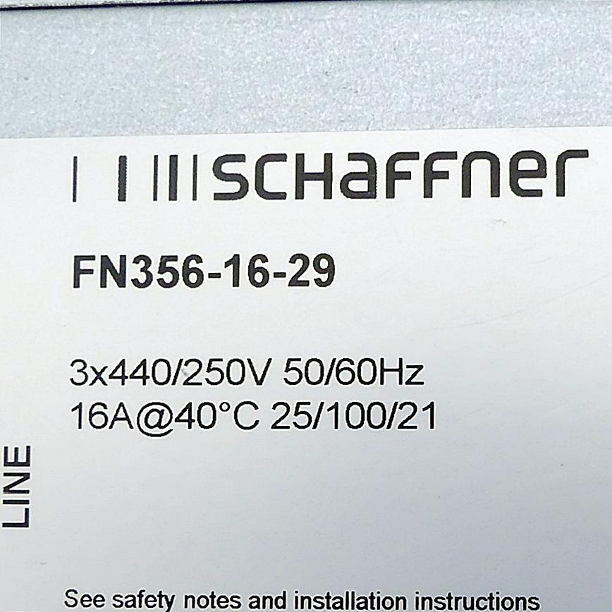 Produktfoto 2 von SCHAFFNER Netzfiltermodul