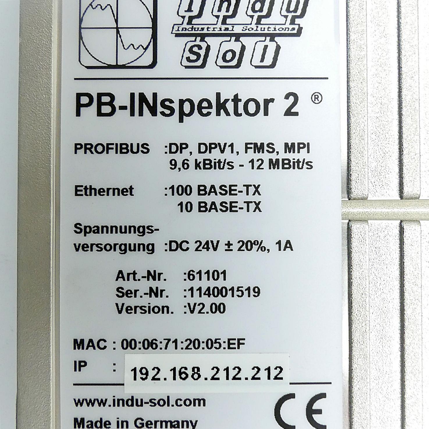 Produktfoto 2 von INDU-SOL PB-INspektor 2