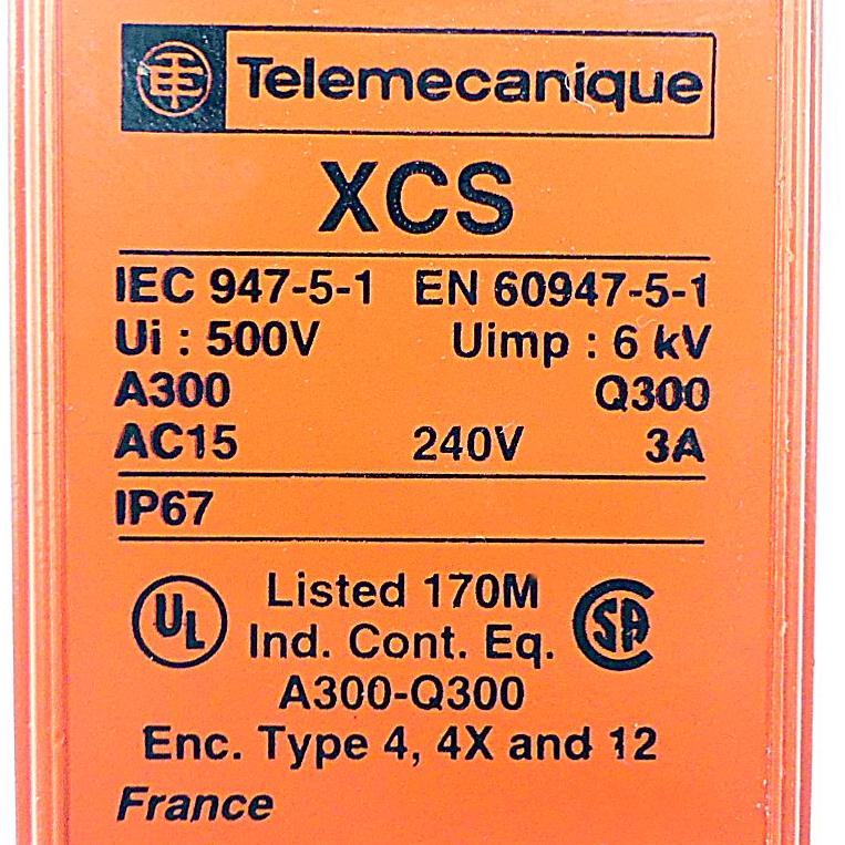 Produktfoto 2 von TELEMECANIQUE Sicherheitsendschalter XCS-A702