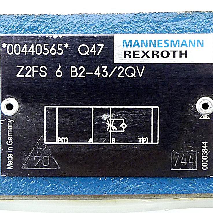 Produktfoto 2 von REXROTH Drosselrückschlagventil Z2FS 6 B2-43/2QV