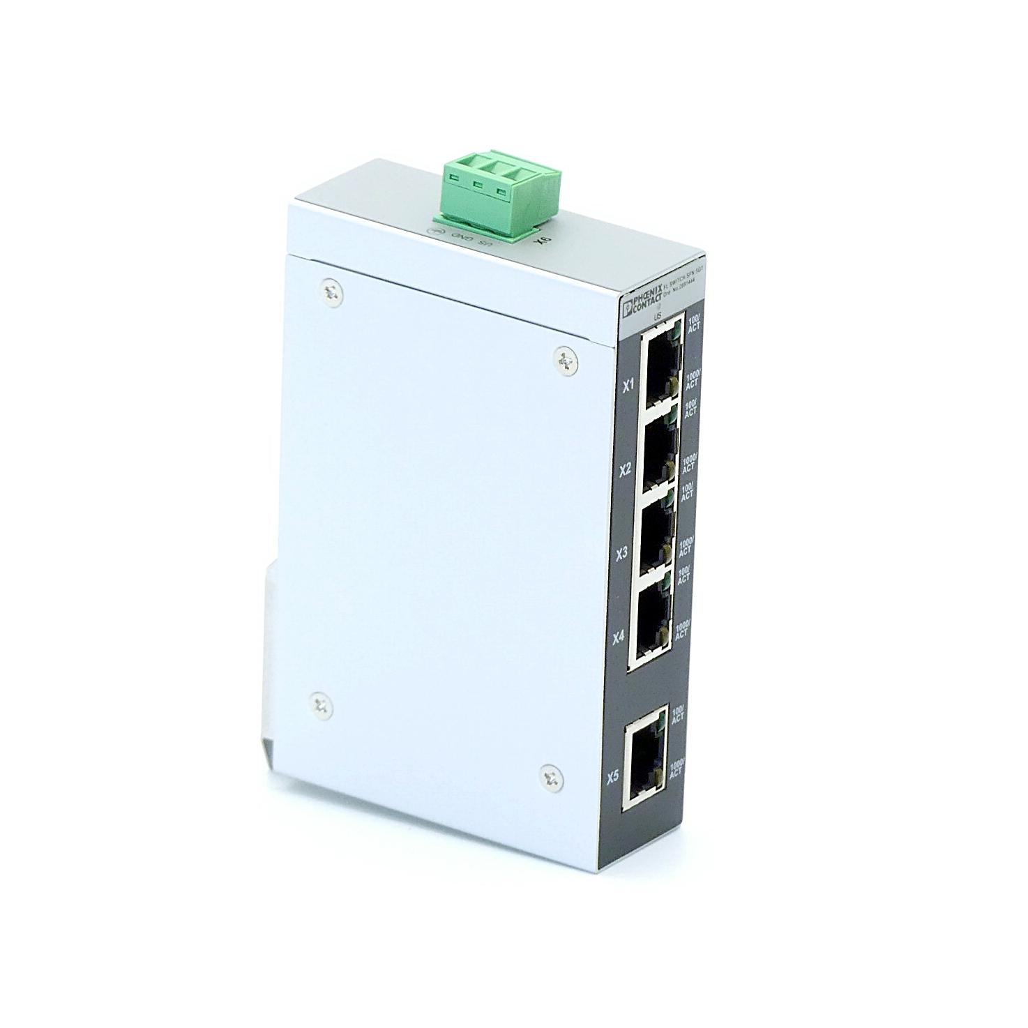 Produktfoto 1 von PHOENIX CONTACT Industrial Ethernet Switch FL SWITCH SFNB 5TX