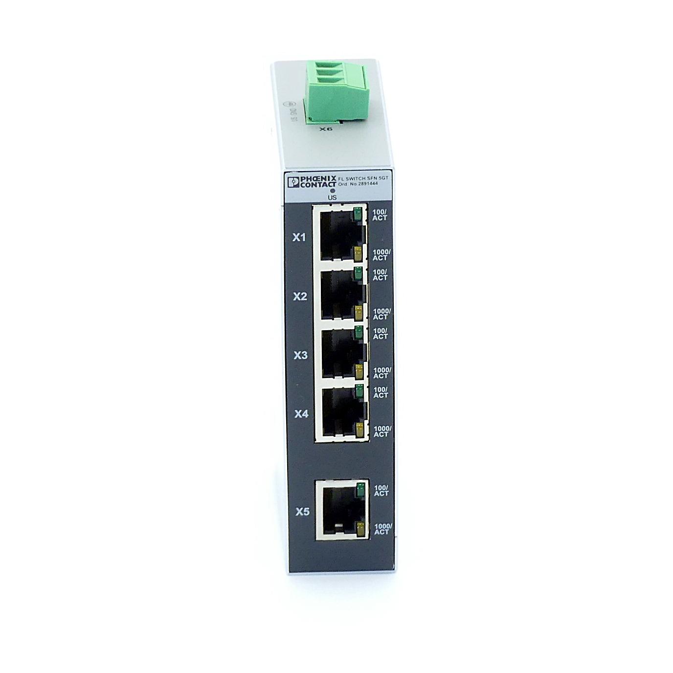 Produktfoto 6 von PHOENIX CONTACT Industrial Ethernet Switch FL SWITCH SFNB 5TX