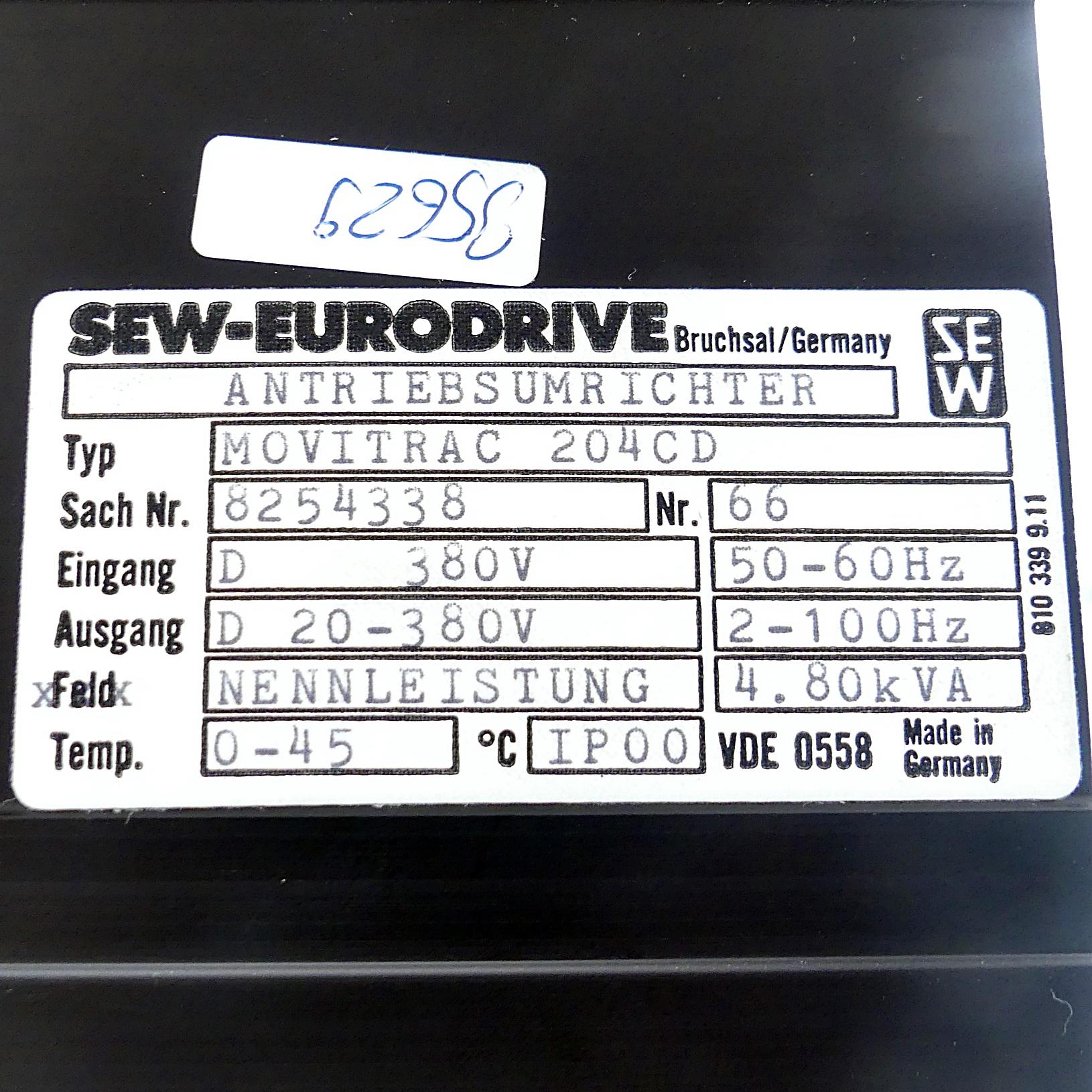 Produktfoto 2 von SEW-EURODRIVE Antriebsumrichter