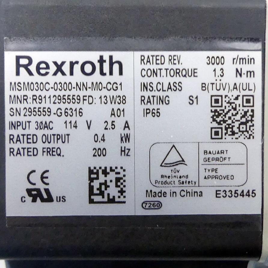 Produktfoto 2 von REXROTH Servomotor