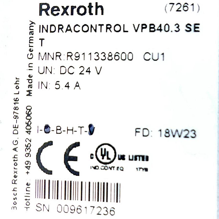 Produktfoto 2 von REXROTH IndraControl V