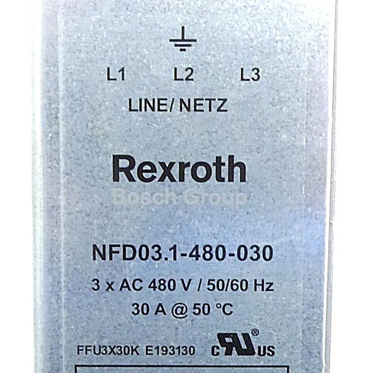 Produktfoto 2 von REXROTH Netzfilter NFD03.1-480-030