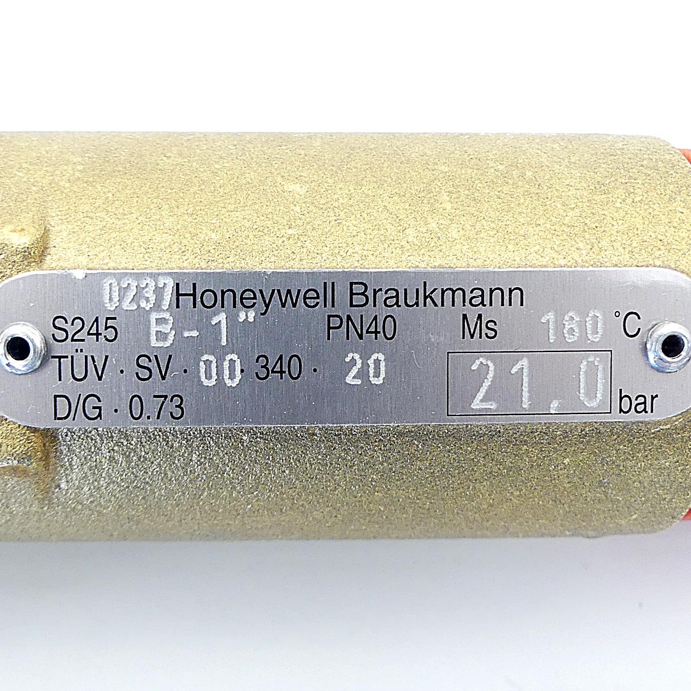 Produktfoto 2 von HONEYWELL Sicherheitsventil