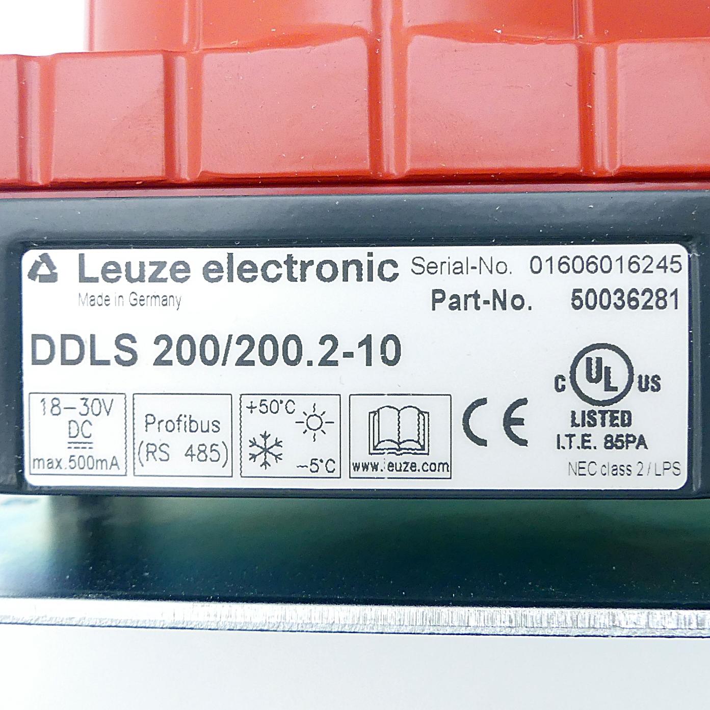 Produktfoto 2 von LEUZE ELECTRONIC Optische Datenübertragung  DDLS 200/200.2-10