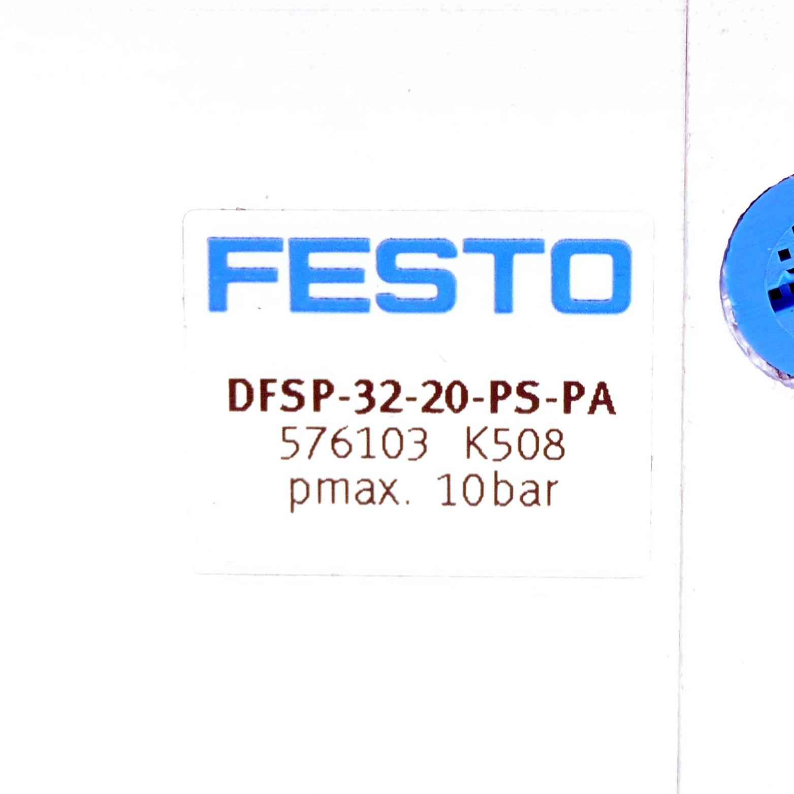 Produktfoto 2 von FESTO Stopperzylinder DFSP-32-20-PS-PA