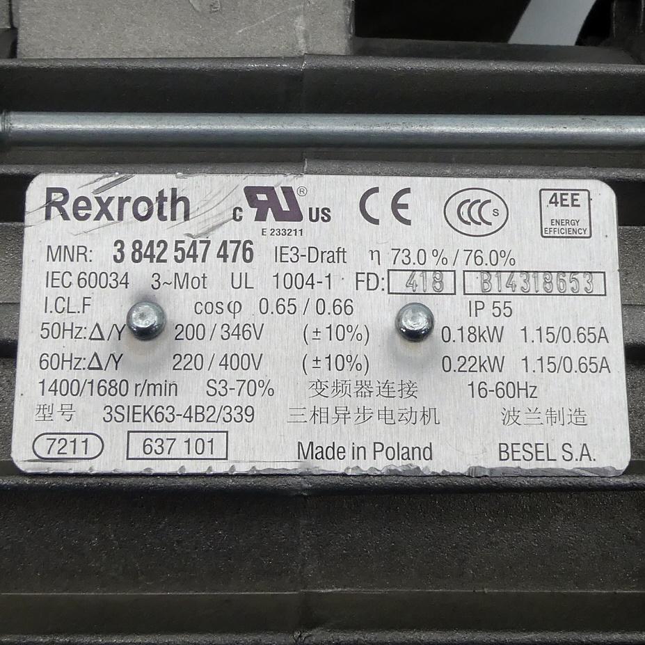 Produktfoto 2 von REXROTH Drehstrommotor 3SIEK63-4B2/339