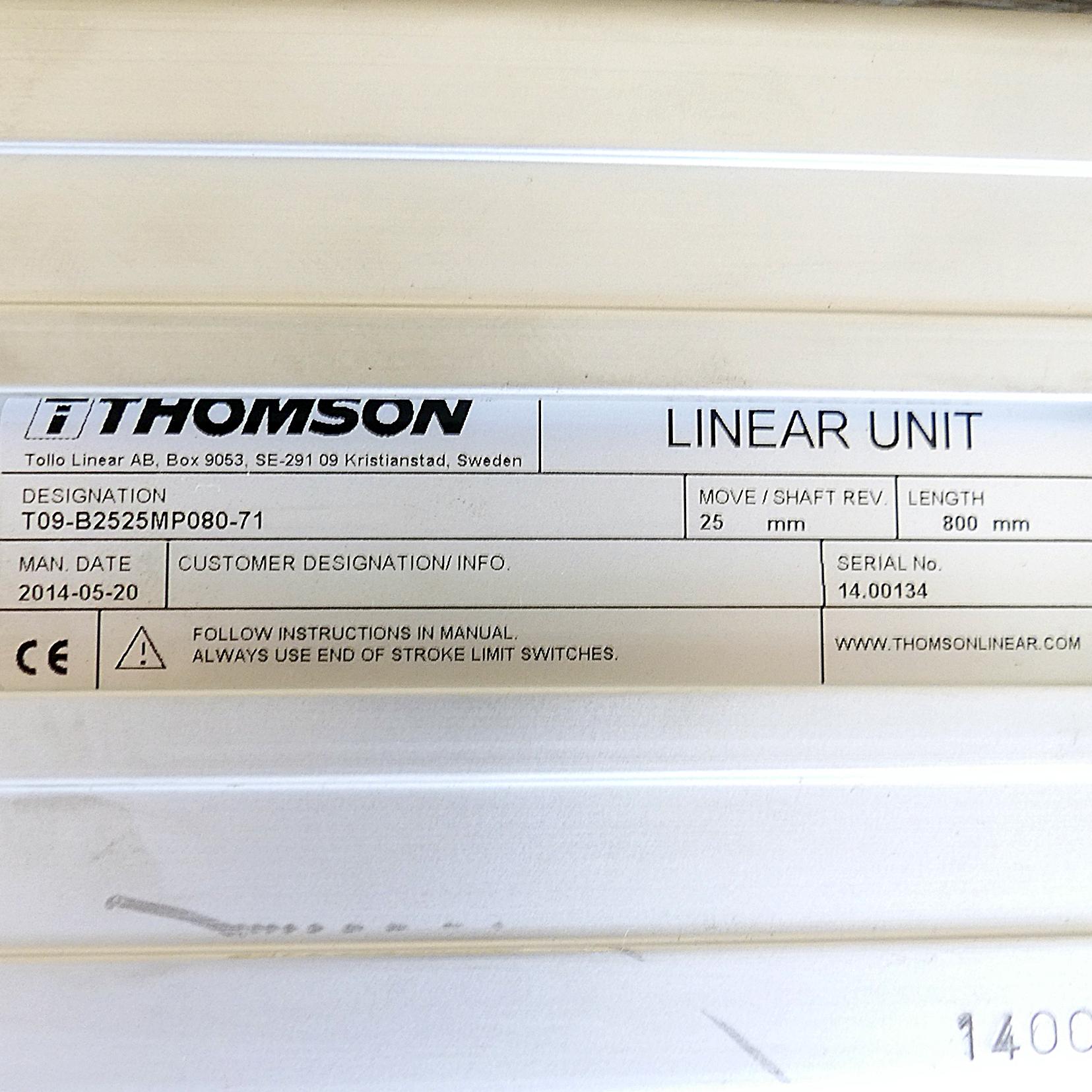 Produktfoto 2 von THOMSON Lineareinheit mit Drehstrommotor