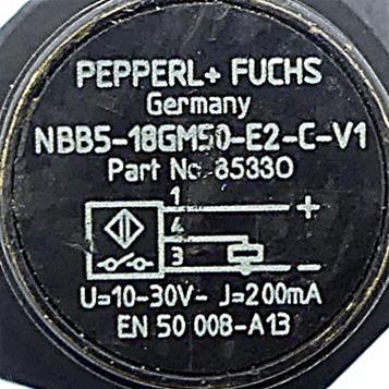 Produktfoto 2 von PEPPERL+FUCHS Induktiver Sensor NBB5-18GM50-E2-C-V1