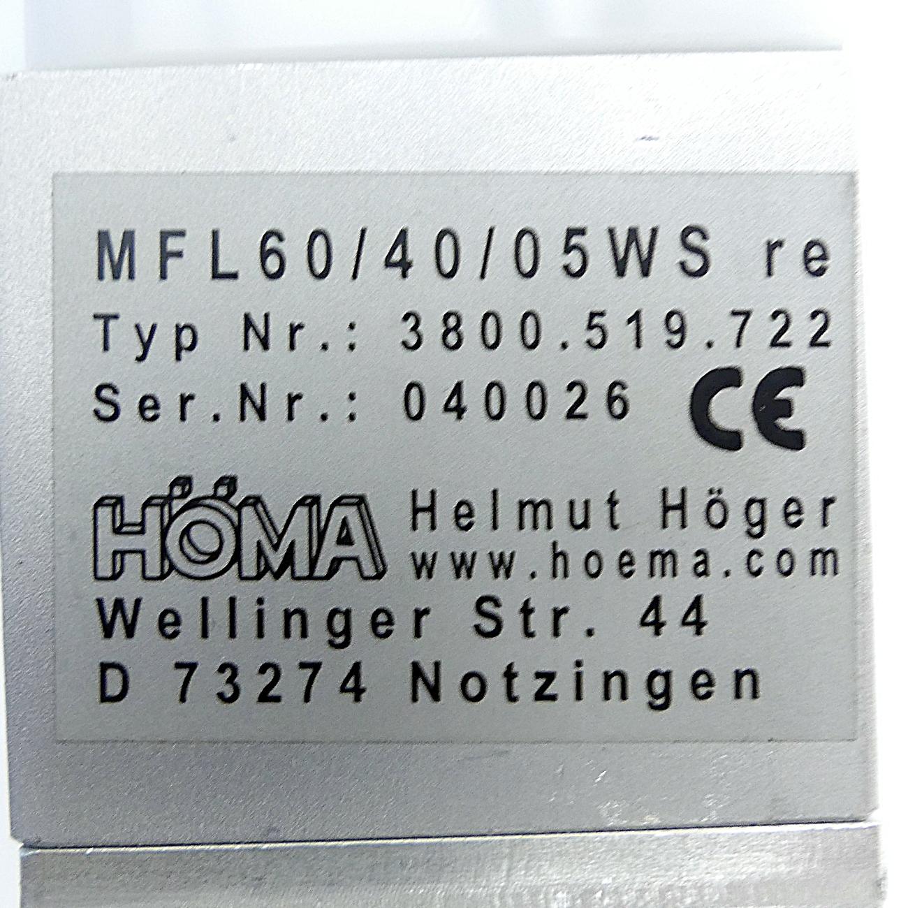 Produktfoto 2 von HÖMA Lampe MFL60/40/05WS