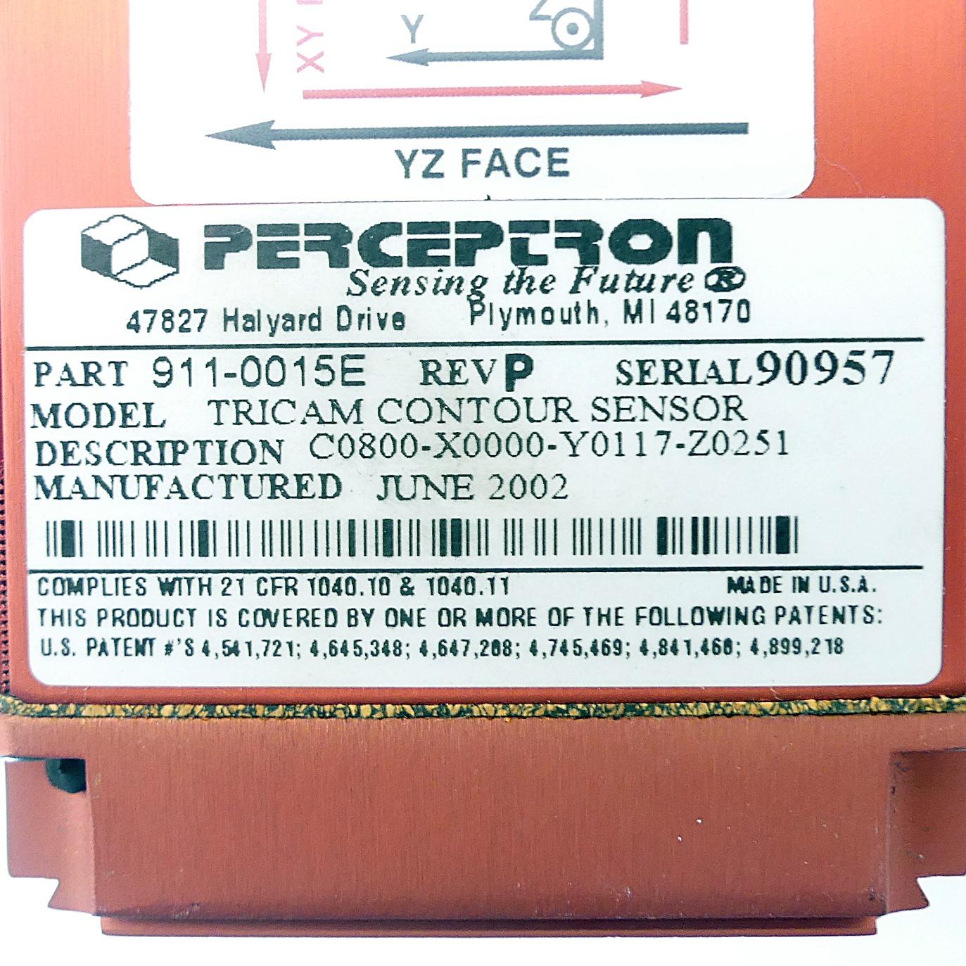 Produktfoto 2 von PERCEPTRON Tricam-Kontursensor