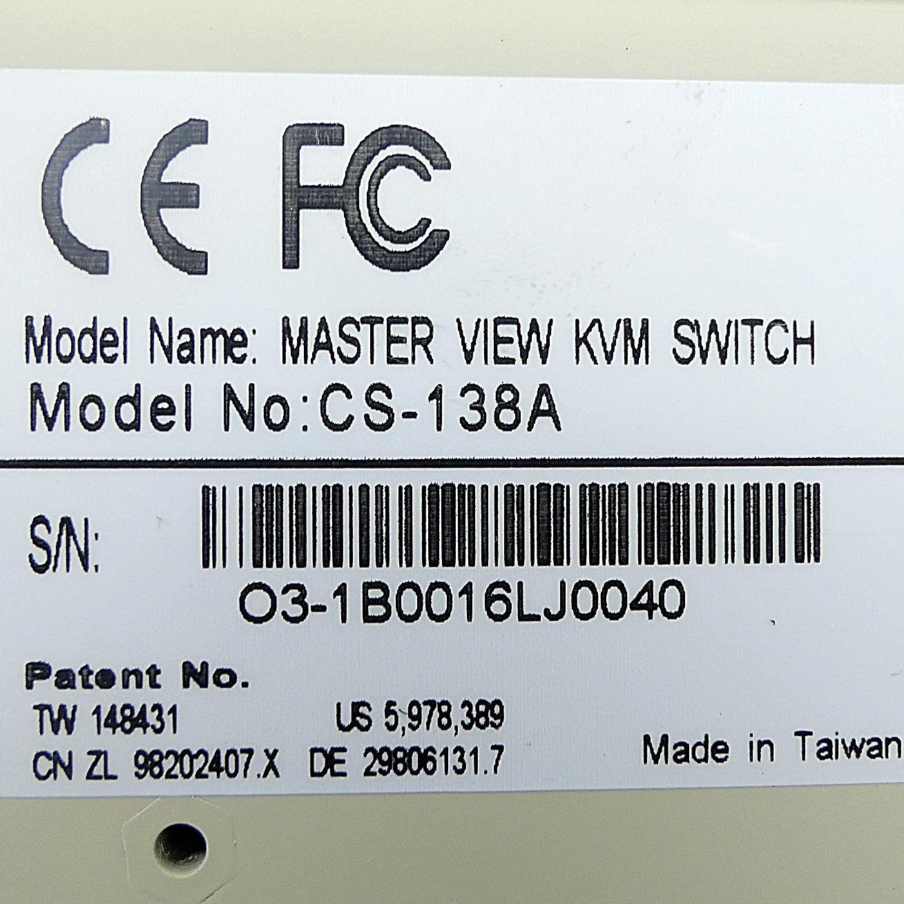 Produktfoto 2 von ATEN Master View KSM switch