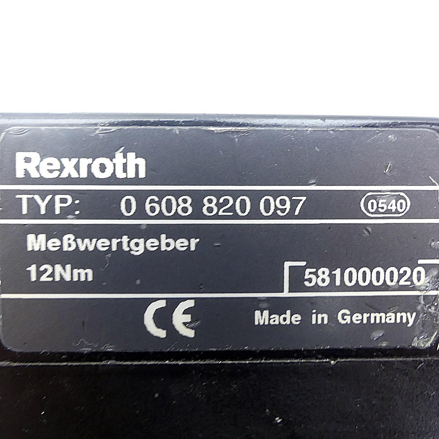 Produktfoto 3 von REXROTH Messwertgeber + Planetengetriebe