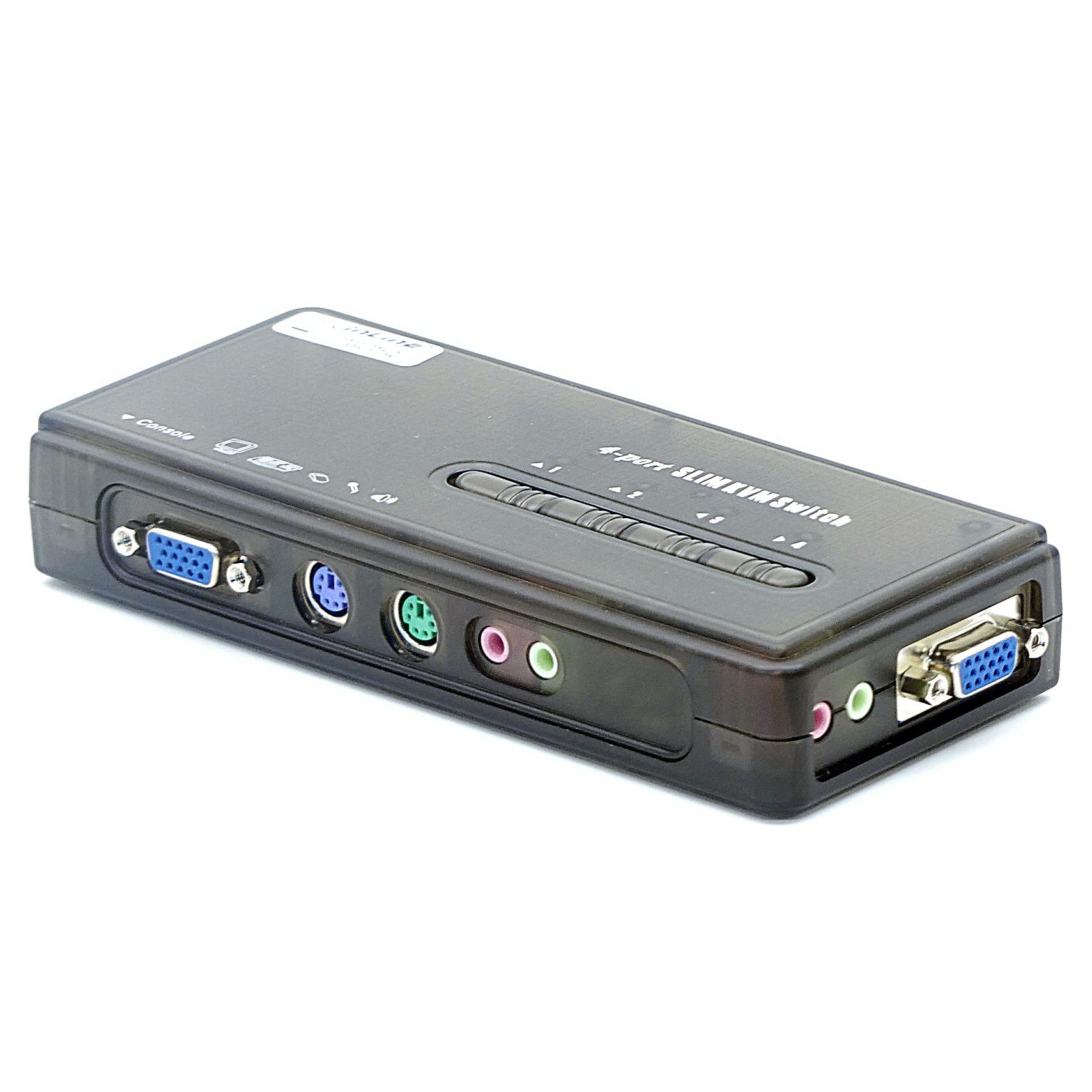 Produktfoto 1 von INLINE 4-port SLIM KVM Switch