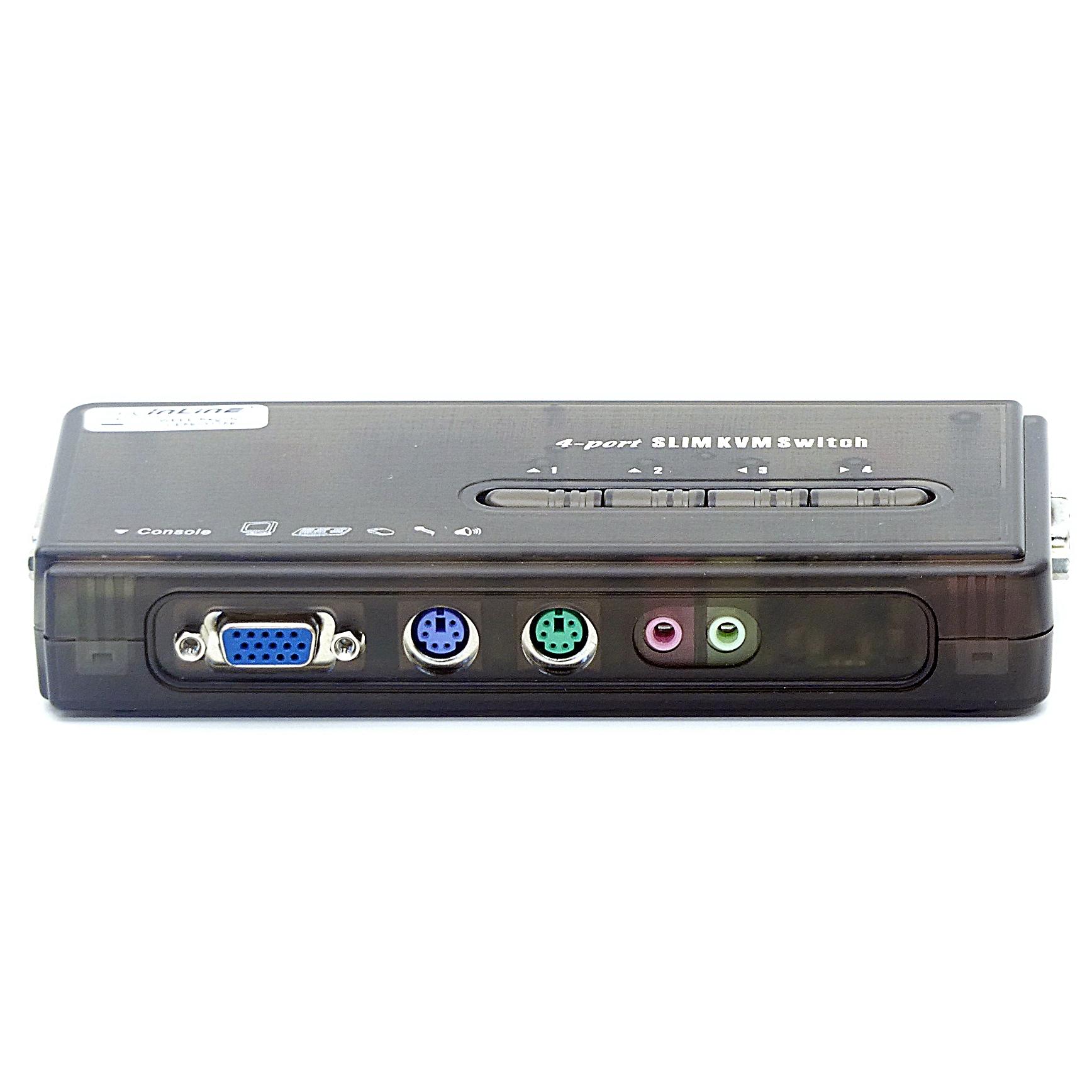 Produktfoto 3 von INLINE 4-port SLIM KVM Switch