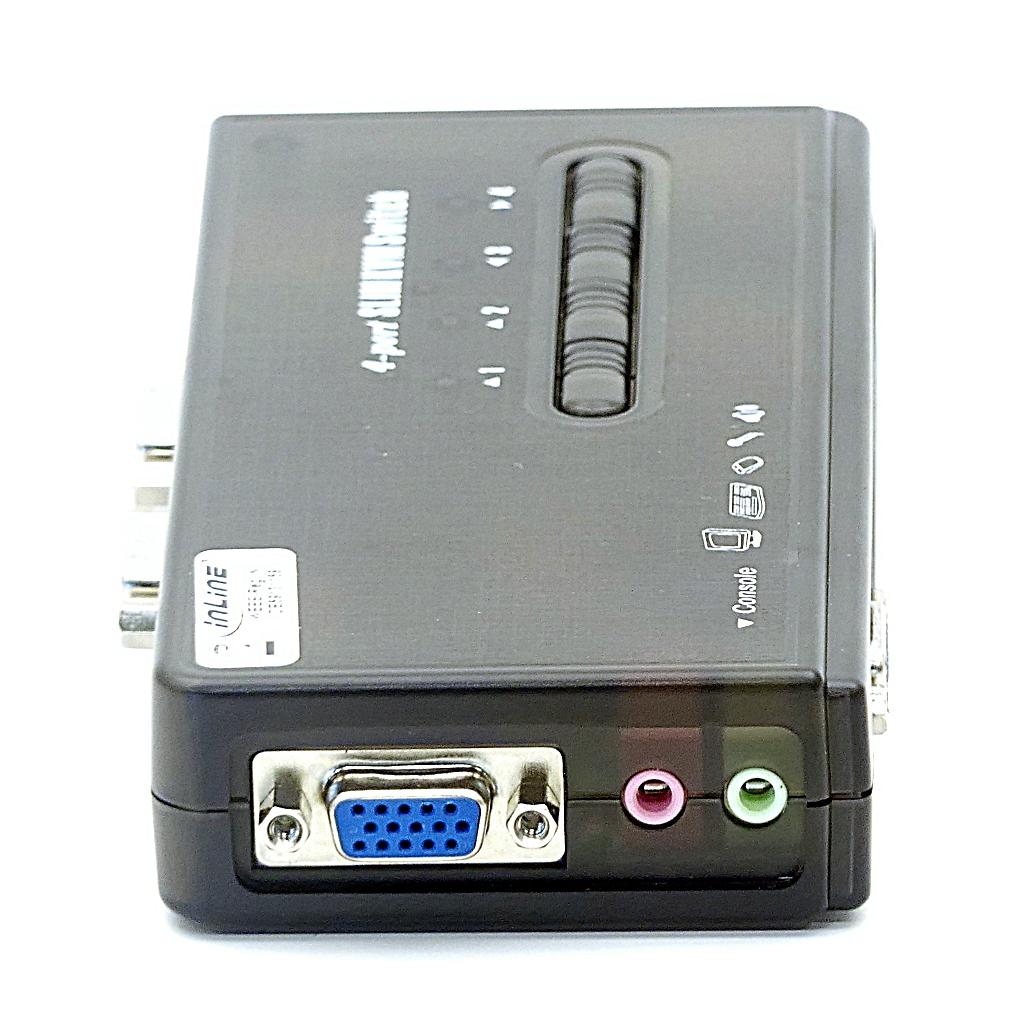 Produktfoto 4 von INLINE 4-port SLIM KVM Switch