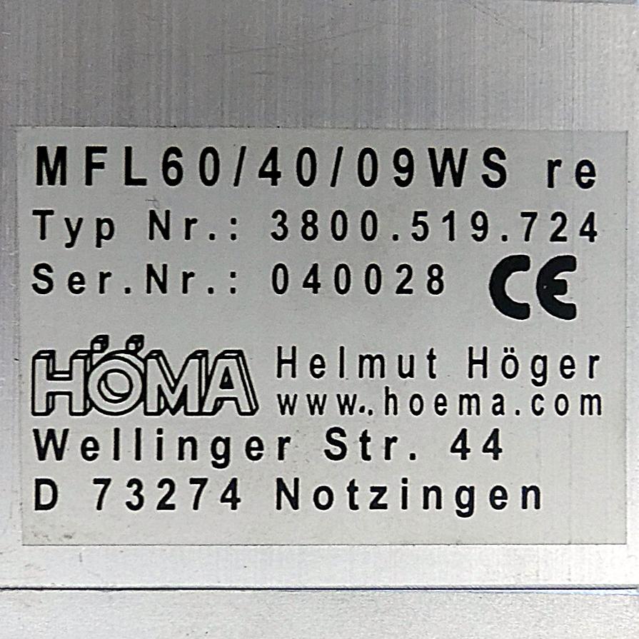 Produktfoto 2 von HÖMA Leuchte MFL60/40/09WS