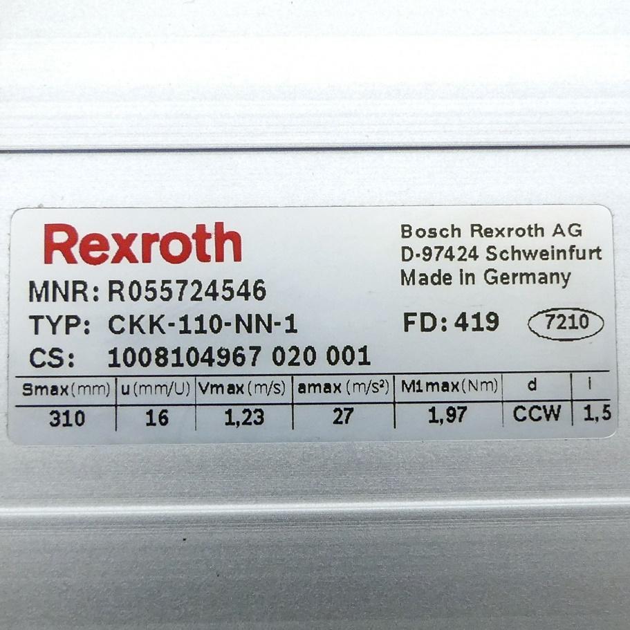 Produktfoto 2 von REXROTH Linearmodul CKK-110-NN-1