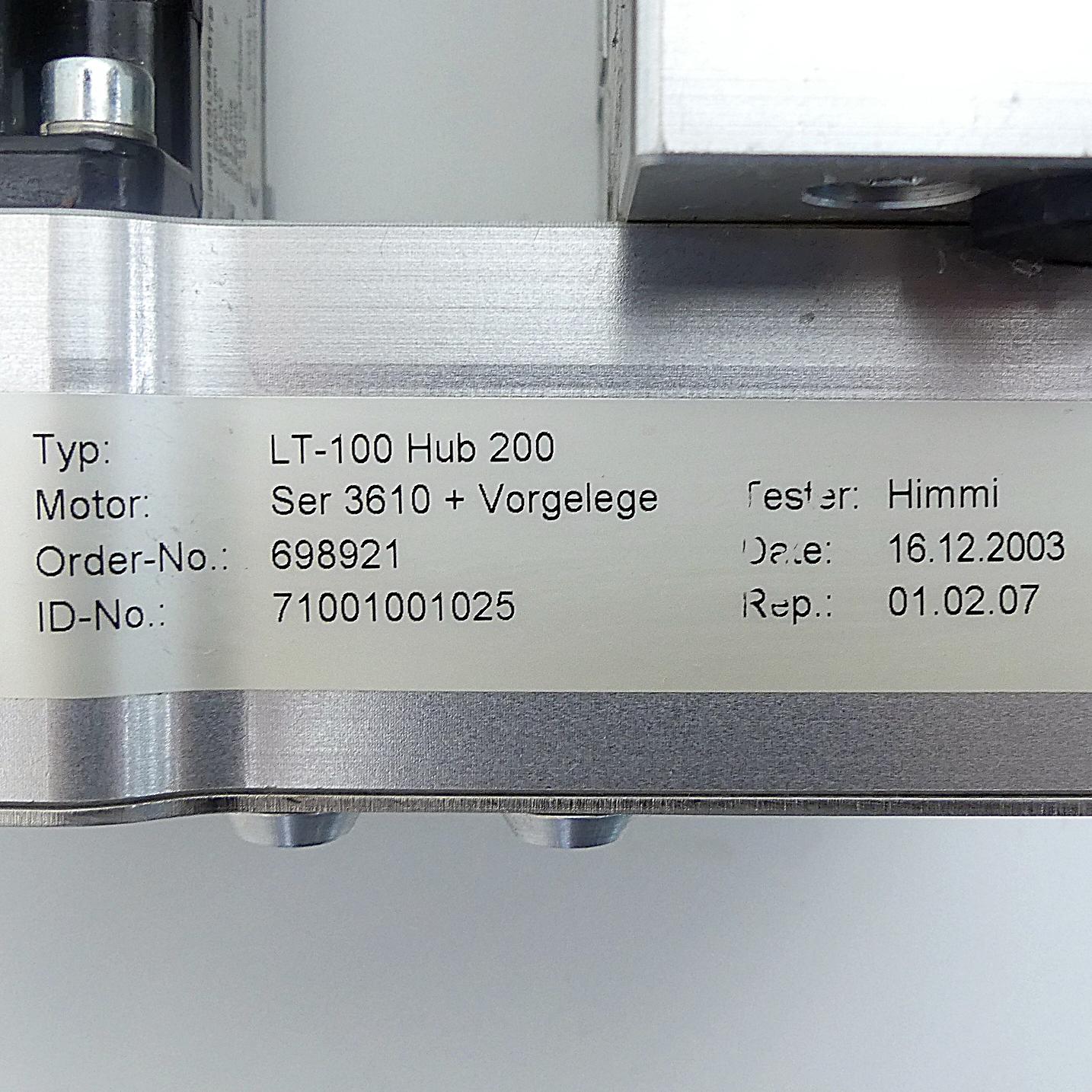 Produktfoto 2 von BERGER LAHR Lineareinheit mit Motor LT-100