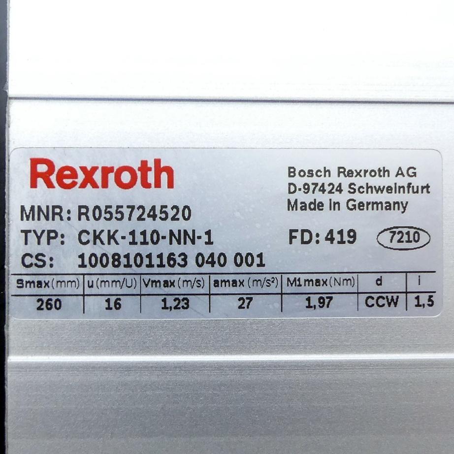 Produktfoto 2 von REXROTH Linearmodul CKK-110-NN-1