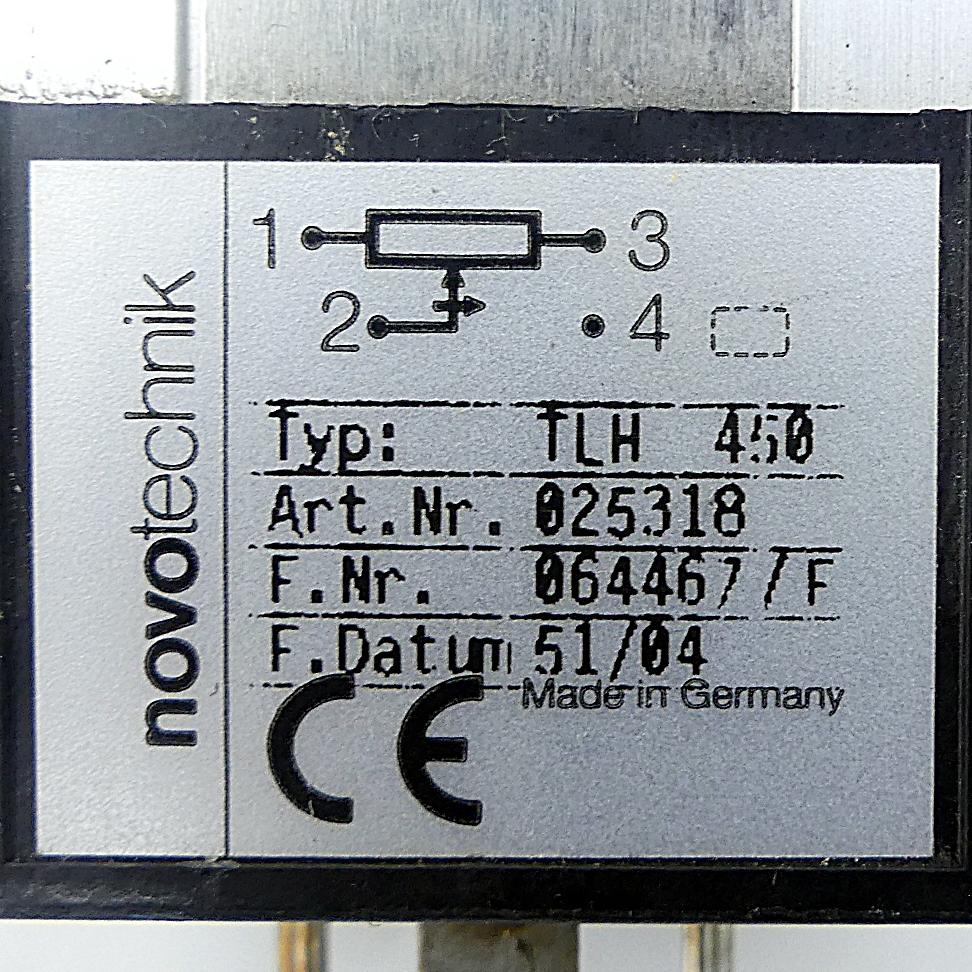 Produktfoto 2 von NOVOTECHNIK Wegaufnehmer TLH 450