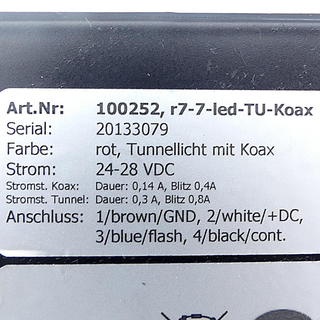 Produktfoto 2 von Tunnellicht mit Koax r7-7-led-TU-Koex