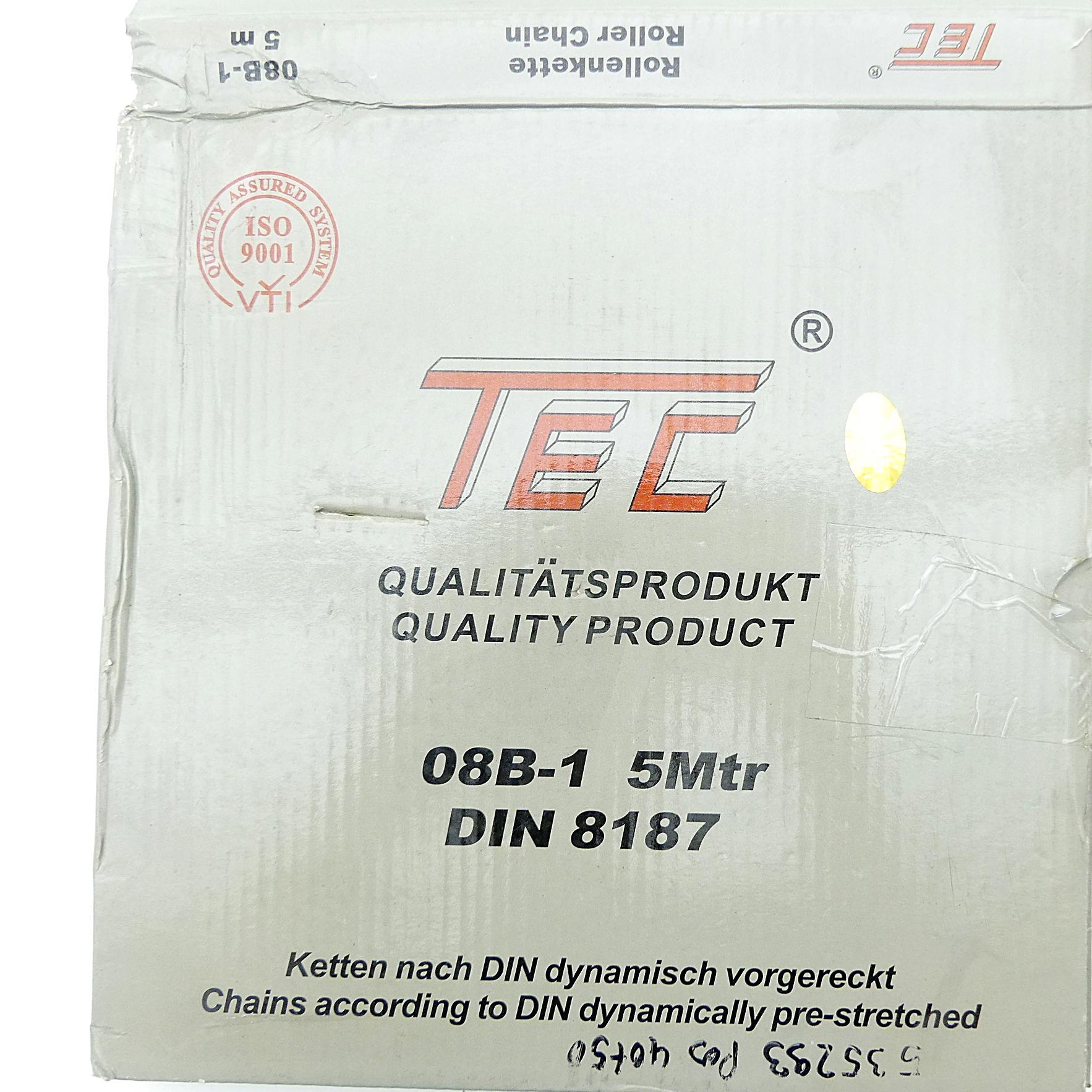 Produktfoto 2 von TEC Rollenkette 5Mtr DIN 8187