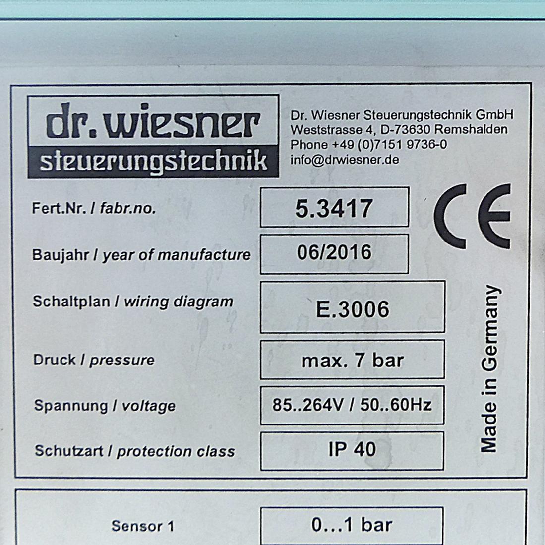 Produktfoto 2 von DR. WIESNER Dichtheitsprüfer Integra