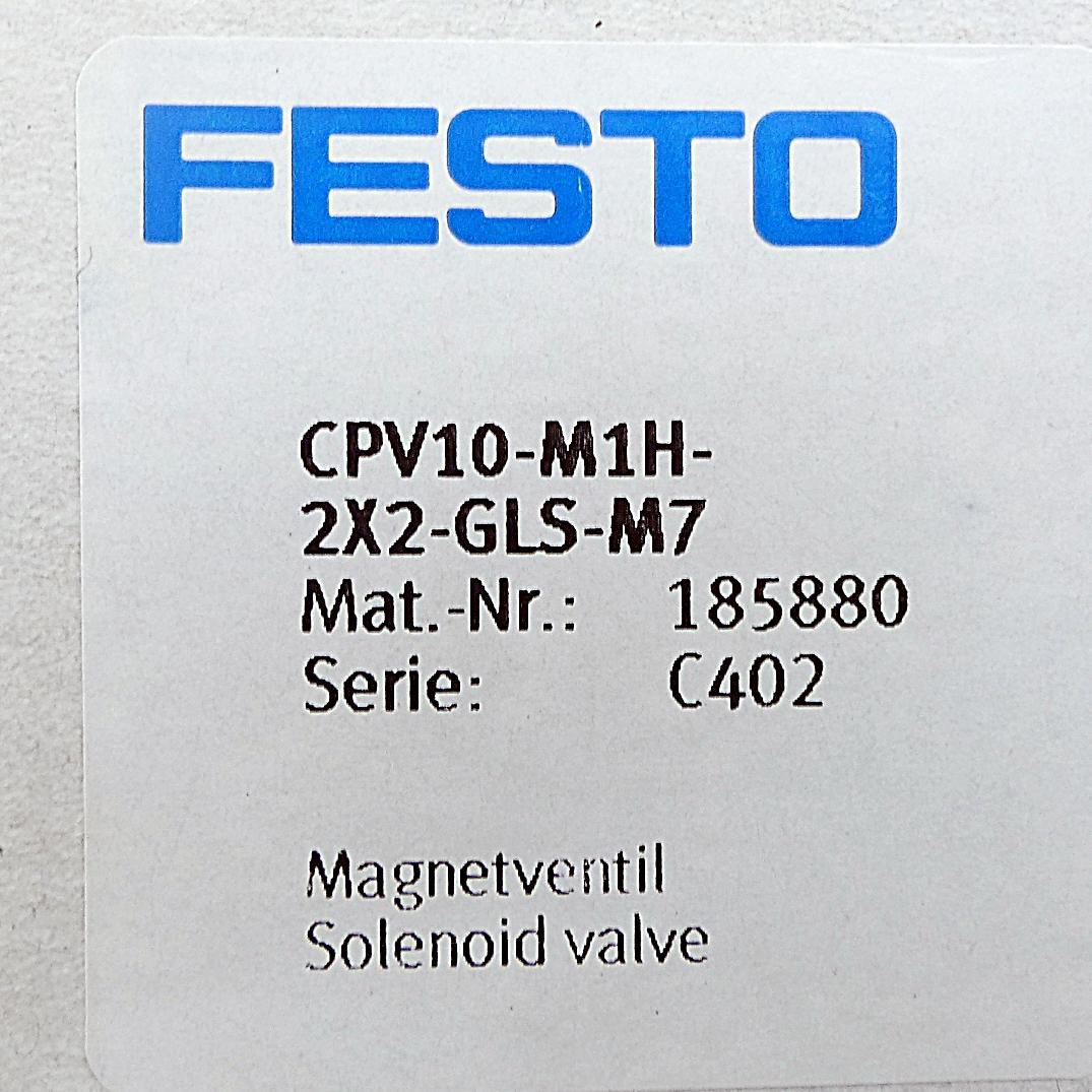 Produktfoto 2 von FESTO Magnetventil CPV10-M1H-2X2-GLS-M7