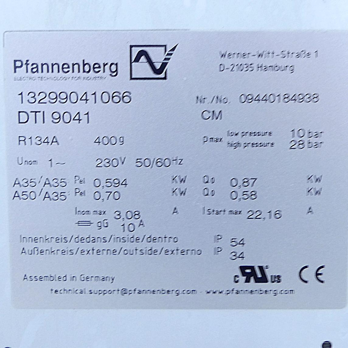 Produktfoto 2 von PFANNENBERG Klimagerät DTI 9041