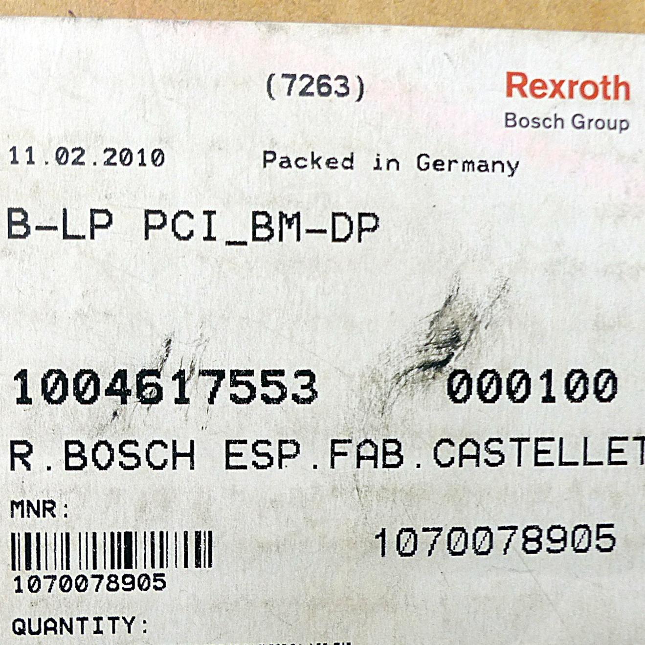 Produktfoto 2 von REXROTH SPS Modul B-LP PCI_BM-DP