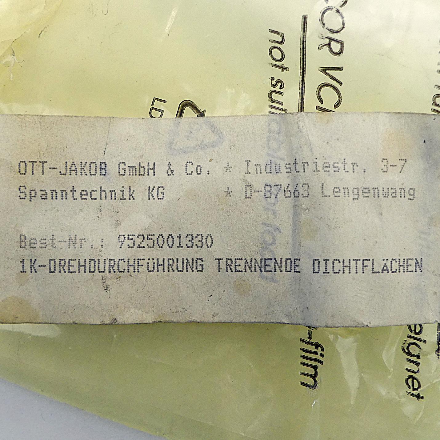 Produktfoto 2 von OTT-JAKOB 1K Drehdurchführung