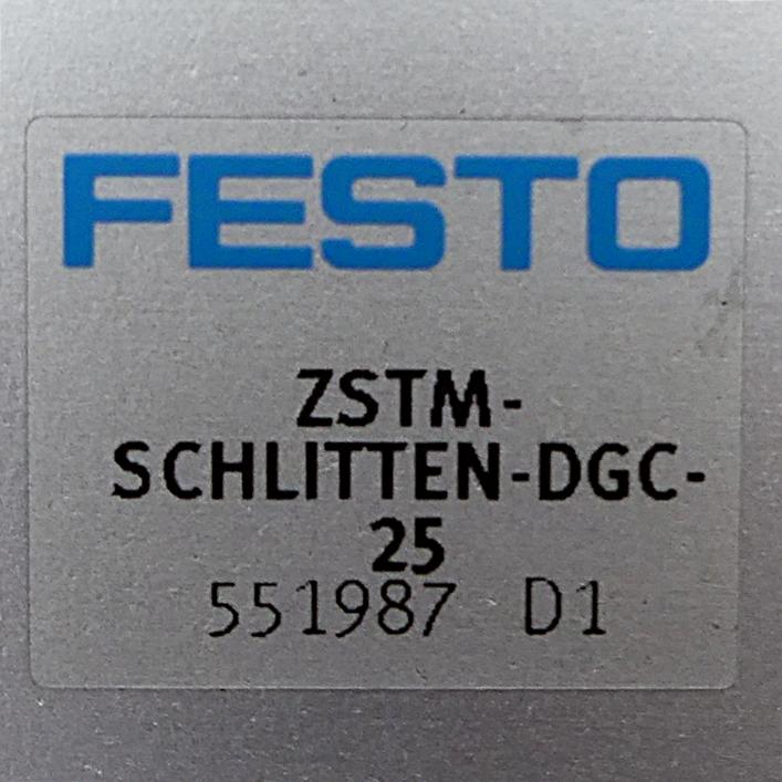 Produktfoto 2 von FESTO Schlitten ZSTM-SCHLITTEN-DGC-25