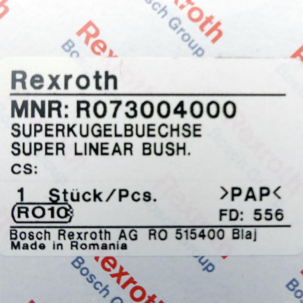 Produktfoto 2 von REXROTH Super-Kugelbüchse