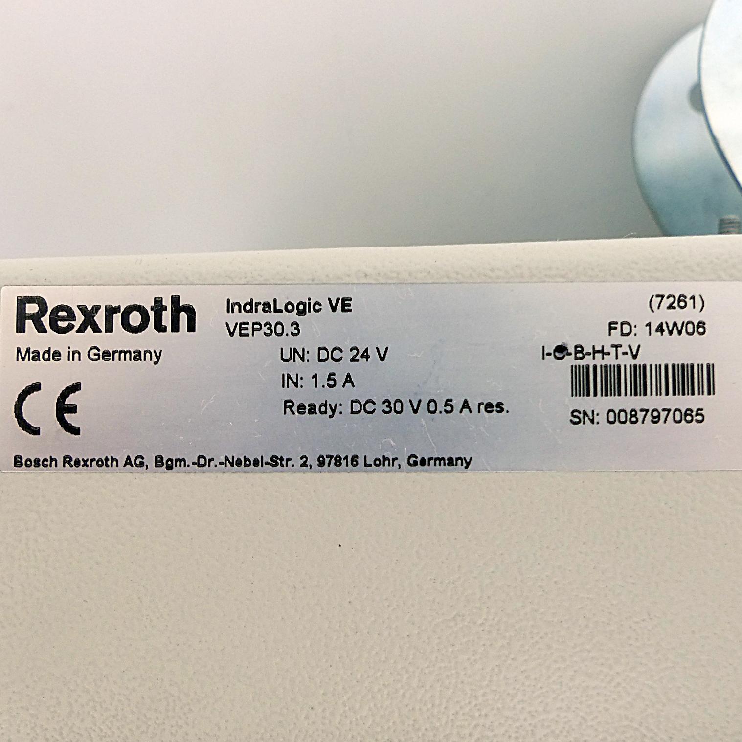 Produktfoto 2 von REXROTH IndraControl VE