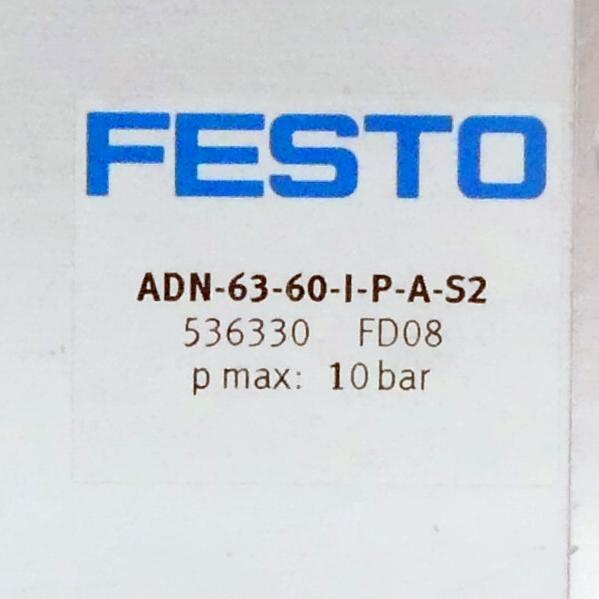 Produktfoto 2 von FESTO Kompaktzylinder ADN-63-60-I-P-A-S2