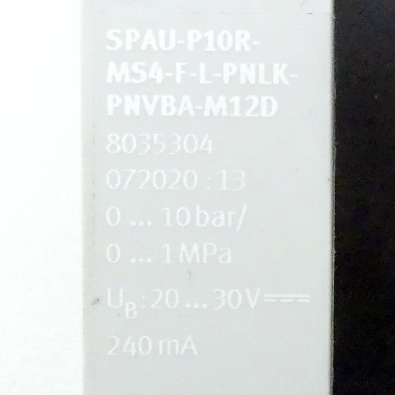 Produktfoto 2 von FESTO Drucksensor SPAU-P10R-MS4-F-L-PNLK-PNVBA-M12D