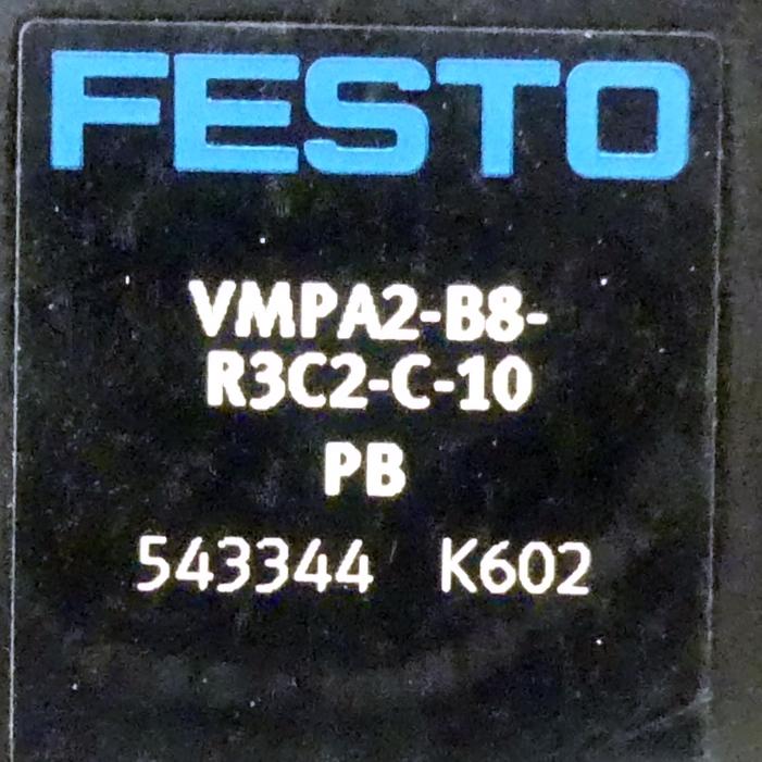 Produktfoto 2 von FESTO Reglerplatte VMPA2-B8-R3C2-C-10 PB