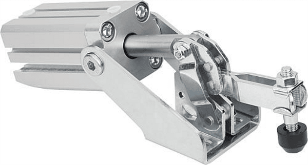 PNEUMATIKSPANNER GR.4, L6=196, B=77,5, F1=2, FORM:A STAHL, KOMP:EDELSTAHL