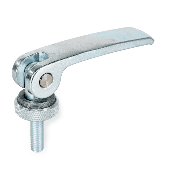 480GN927.2-82-M8-60-A-Z GANTER Exzenterspanner mit Schraube, Hebel Stahl