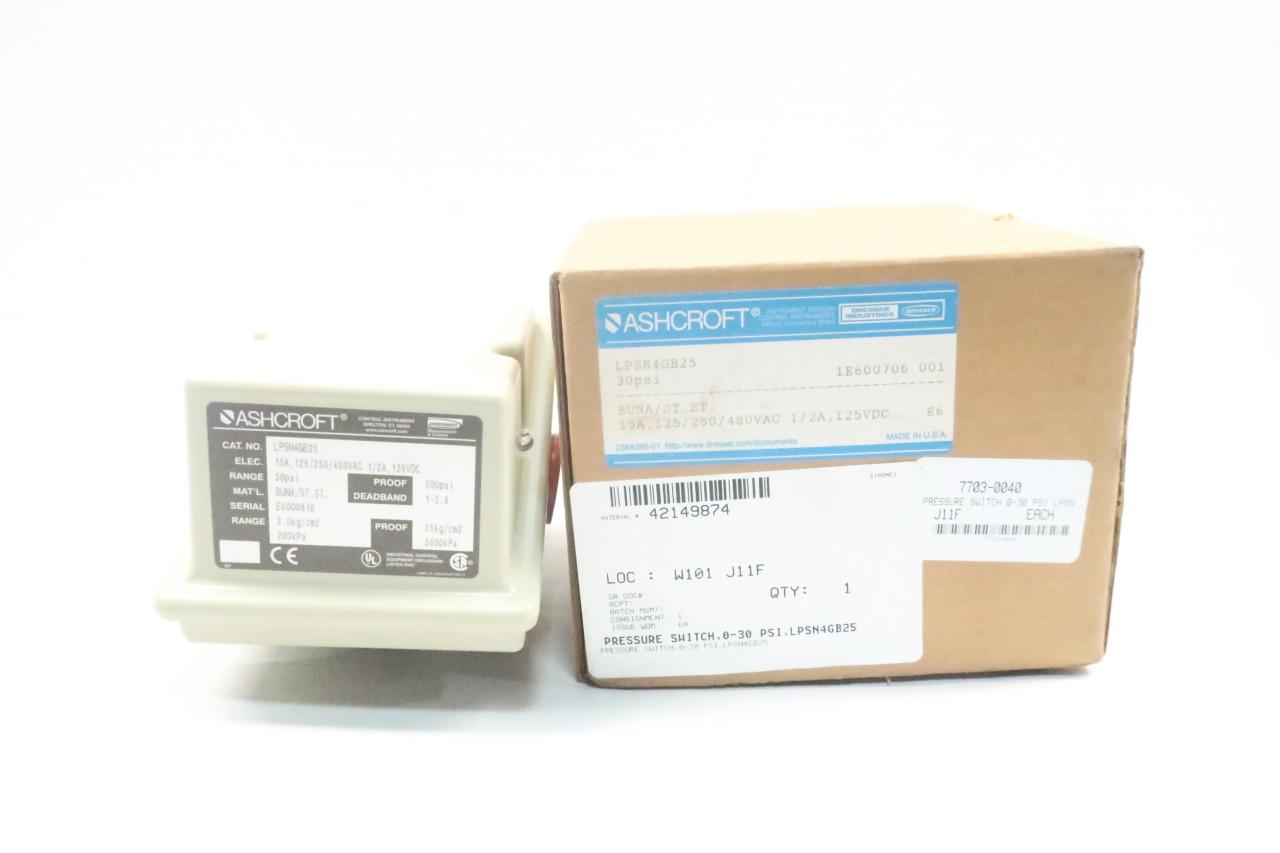 ASHCROFT LPSN4GB25