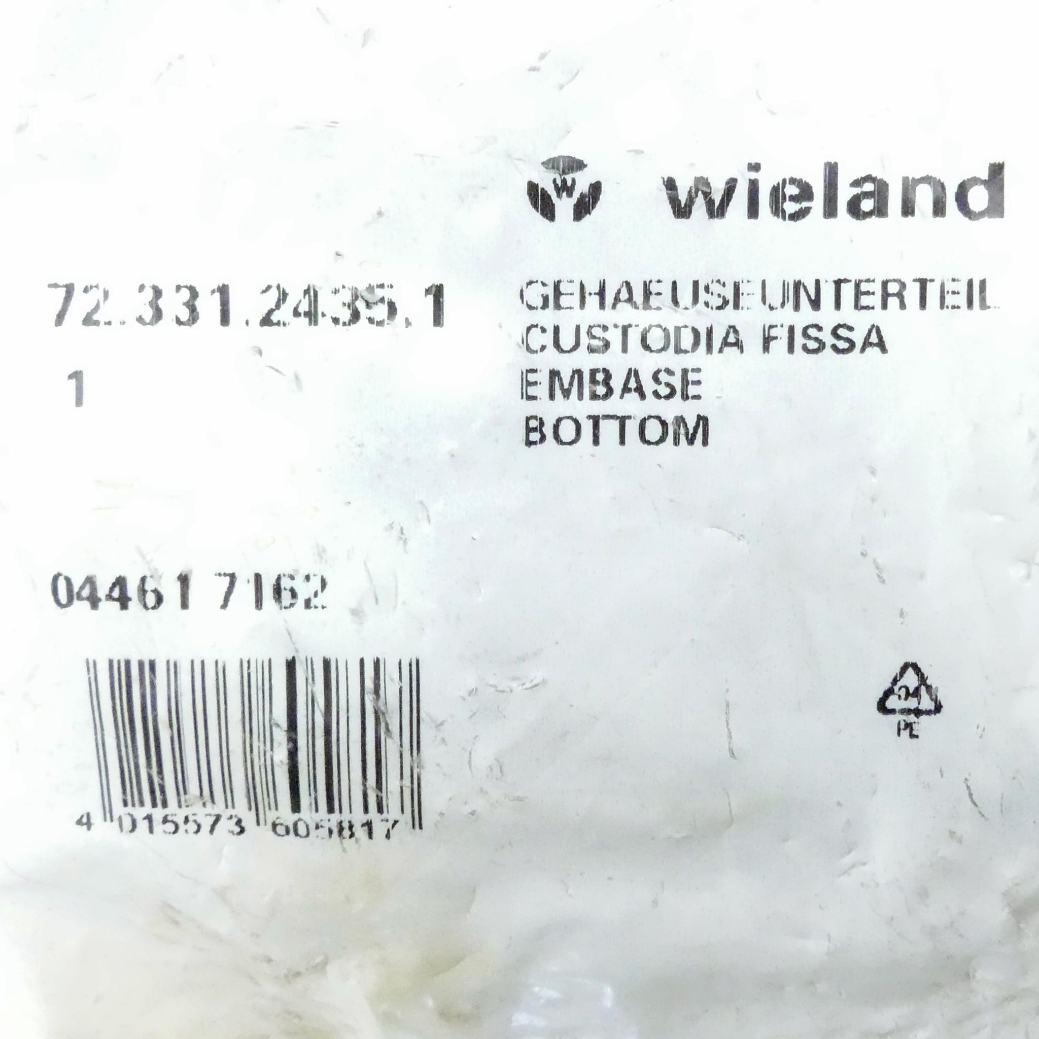 Produktfoto 2 von WIELAND Gehäuseunterteil