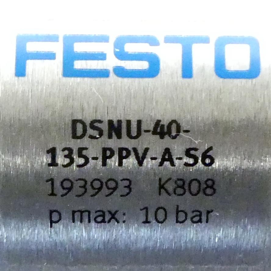 Produktfoto 2 von FESTO Rundzylinder DSNU-40-135-PPV-A-S6