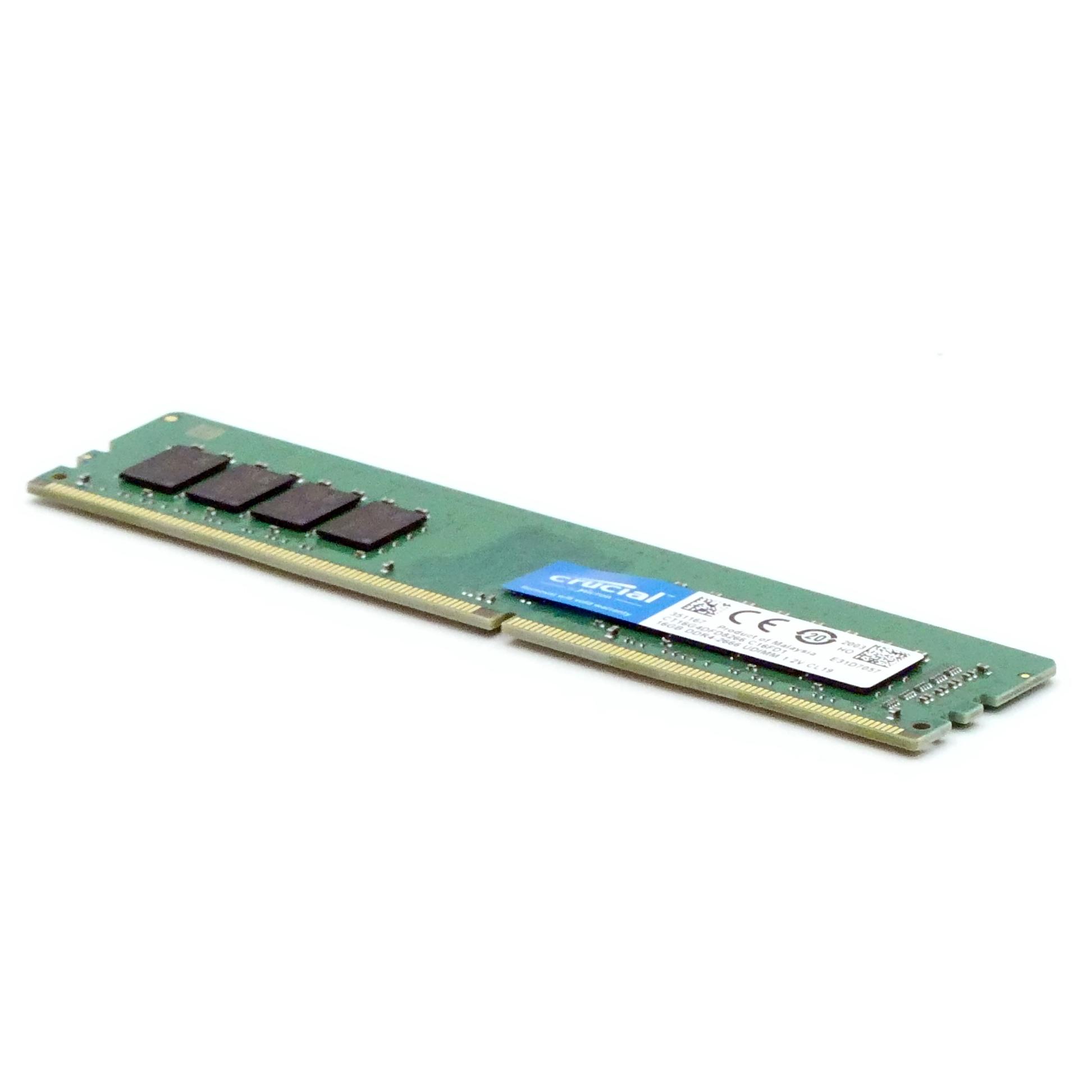 Produktfoto 1 von CRUCIAL 16GB DDR4-2666 CL19 Arbeitsspeicher