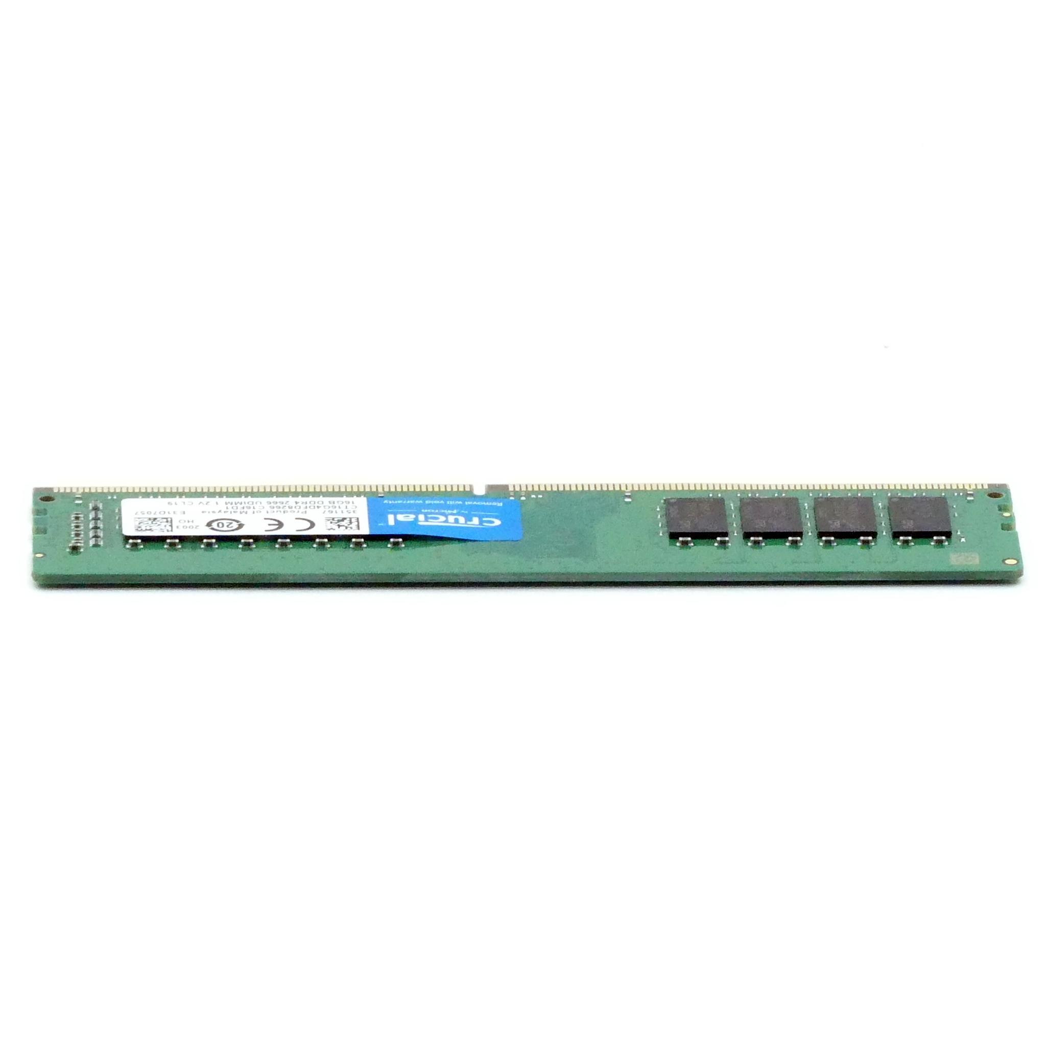 Produktfoto 5 von CRUCIAL 16GB DDR4-2666 CL19 Arbeitsspeicher